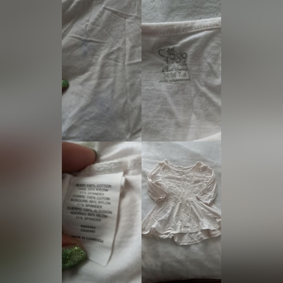 CHILDREN PLACE RANDOM LONG SLEEVE BUNDLE PACK. GIRLS SIZE M 7/8. - Picture 3 of 10